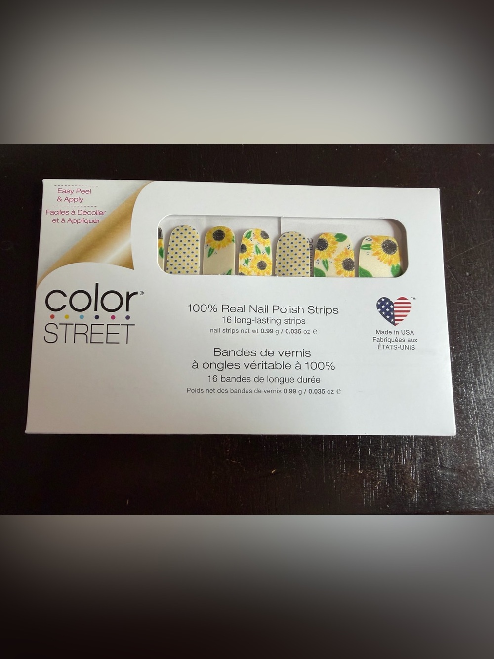 Color Street Sunflower Child Nail Polish Strips